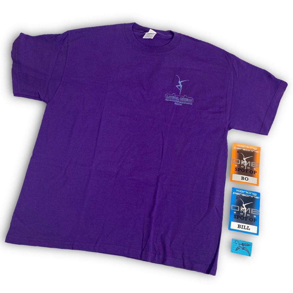 Dave Matthews Band Y2K Tshirt for Local Crew 2005